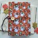 Wodoodporne etui na książkę/notes: kolorowe grzybki