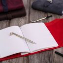 Czerwone ETUI na dziennik, tablet, e-book oraz okładka na notes skóra naturalna