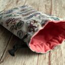 Bawełniany woreczek na okulary - etui Happy Art w kolorowe rowery