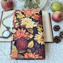 Wodoodporne etui na książkę/notes: jesienne kwiaty