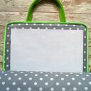 Filcowa teczka - etui na laptop 12 cali z haftowaną sówką