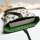 Świąteczne etui na książkę z dużą kokardą