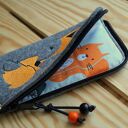 Filcowe etui na telefon - lisek
