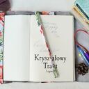 Wodoodporne etui na książkę/notes: maki na białym