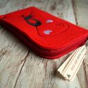 Filcowe etui na telefon - Czarny Kot