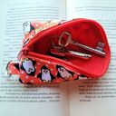 Etui na klucze: pingwiny