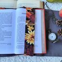 Wodoodporne etui na książkę/notes: jesienne kwiaty