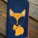 Filcowe etui na telefon - lisek
