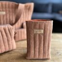 Etui na telefon z lnu - rudy