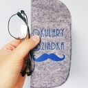filcowe etui na okulary dziadka