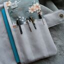 pomarańczowy pikowany organizer