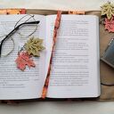 Wodoodporne etui na książkę i notes - jesienne liście