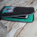 Filcowe etui na telefon - sowa