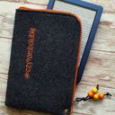 Filcowe etui na czytnik e - book #czytambolubię