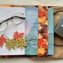 Wodoodporne etui na książkę/notes: jesienne liście