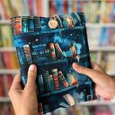 Wodoodporny pokrowiec na książkę, tablet, planer i notes - ręcznie szyty