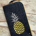 Filcowe etui na telefon - pineapple