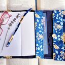Etui na książkę: słoneczniki 1
