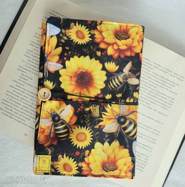 Wodoodporne etui na książkę/notes: pszczoły