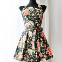 Fartuch sukienkowy w herbaciane róże