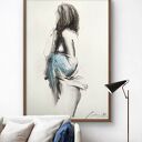 Blue - 100x70cm
