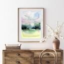 Oryginalna akwarela A4. Pejzaż