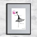 Grafika z ramą - nr 119-guma balonowa