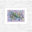 nowoczesna grafika do domu, abstrakcyjny rysunek do sypialni, minimalistyczna dekoracja na ścianę