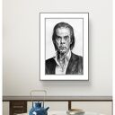 NICK CAVE - SERIA IKONY (A3) - rysunek na prezent, ręcznie wykonany, dla niej, dla niego