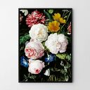Plakat obraz kwiaty vintage 50x70 cm B2
