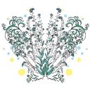 Kwiaty naszych łąk - niezapominajki - 30x40 cm