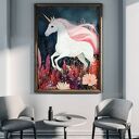 Magiczny Jednorożec - grafika na plakacie na A3