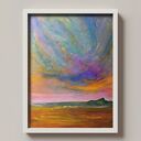 Plakat A3 Niebiański Niepokój reprodukcja pasteli olejnych