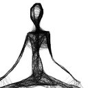 Grafika z ramą - Joga - nr 149