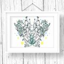 Kwiaty naszych łąk - niezapominajki - 30x40 cm