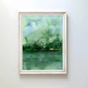 Oryginalna akwarela A4. Pejzaż