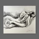 Lovers - grafika 50x70 cm do sypialni i nad łóżko