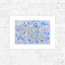 abstrakcyjna grafika do domu, nowoczesny obraz na ścianę, abstrakcja do salonu, grafika do loftu