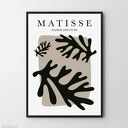 Plakat obraz Black Matisse #4 A3 - 29.7x42.0cm