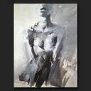 Przesiane Myśli - autorska grafika 80x60 cm do sypialni i salonu