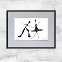 Grafika z ramą - nr 102-tango