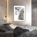 Grafika z cyklu "Uniwersum" malowana i złocona ręcznie o wymiarach 50cm x 35cm;