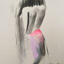 Lady - 30x40cm