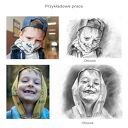 Portret na zamówienie A4 - ręcznie rysowany ze zdjęcia