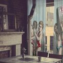 Zasłony welurowe Anioły 2 szt