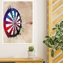 Dart - grafiki sportowe: 2 prace A4 (21x29,7 cm) - plakat sportowy