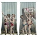 Zasłony welurowe Anioły 2 szt