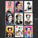 Frida - zestaw 9 grafik w rozmiarze 13x18 cm