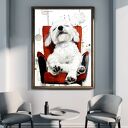 Pies Rysunkowy 9 - grafika na plakat A3