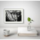 Akt - Zebra II (A4) - grafika akt kobiecy handmade z tuszu i białego tuszu